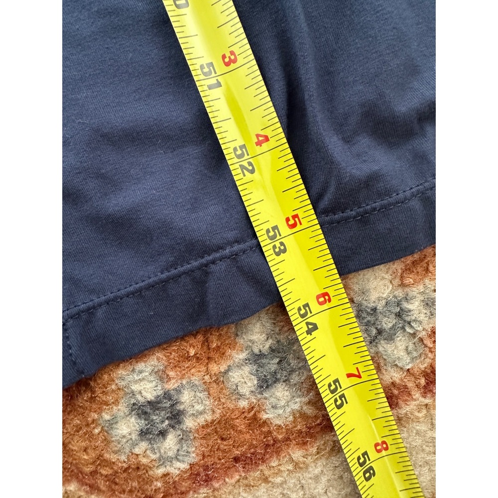 Dagsmejan Blue Balance Sleep Robe Navy Blue Modal Long Sleeve Belted Pockets Sm - Picture 10 of 10